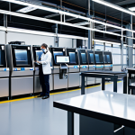 Metal Manufacturing Innovation**

"A modern metal factory interior, showcasing 3D printers creating intricate metal parts. Engineers in professional attire are overseeing the process. Background: displays of various advanced metal alloys. Safe for work, appropriate content, fully clothed, professional setting, perfect anatomy, natural proportions, high quality, well-formed hands, proper finger count."

**