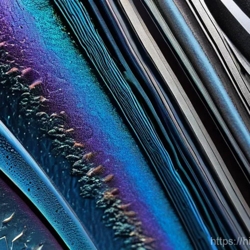 금속재료 실기 시험 장비 - **Prompt 1: The Hidden World of Microstructure**
"A close-up, high-magnification view through th...