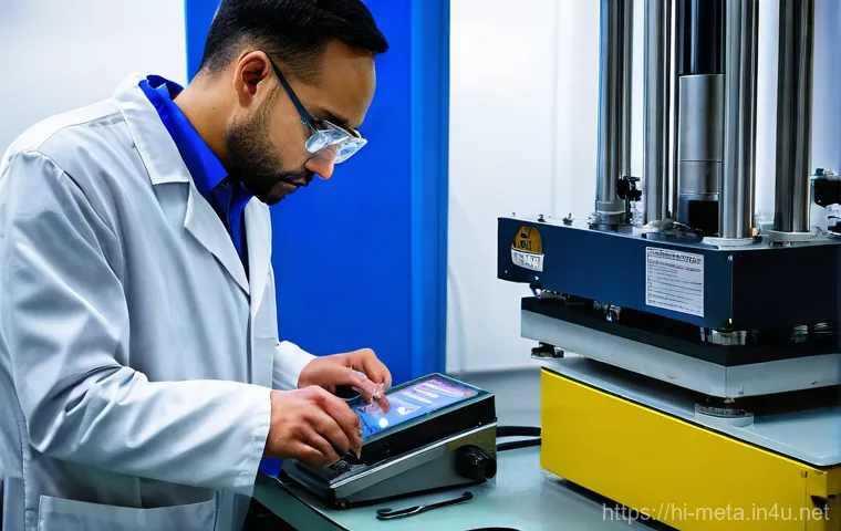 금속재료 실기 시험 장비 - **Prompt 1: The Hidden World of Microstructure**
"A close-up, high-magnification view through th... 금속재료 실기 시험 장비 - **Prompt 1: The Hidden World of Microstructure**
"A close-up, high-magnification view through th...