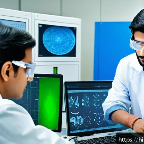 금속재료 연구소 취업 후기 - A professional research laboratory scene focusing on metallurgy and materials science: a diverse gro...