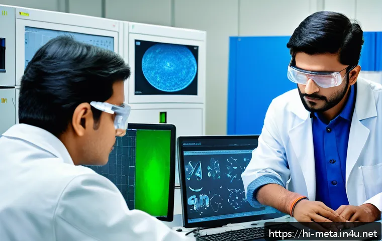 금속재료 연구소 취업 후기 - A professional research laboratory scene focusing on metallurgy and materials science: a diverse gro...